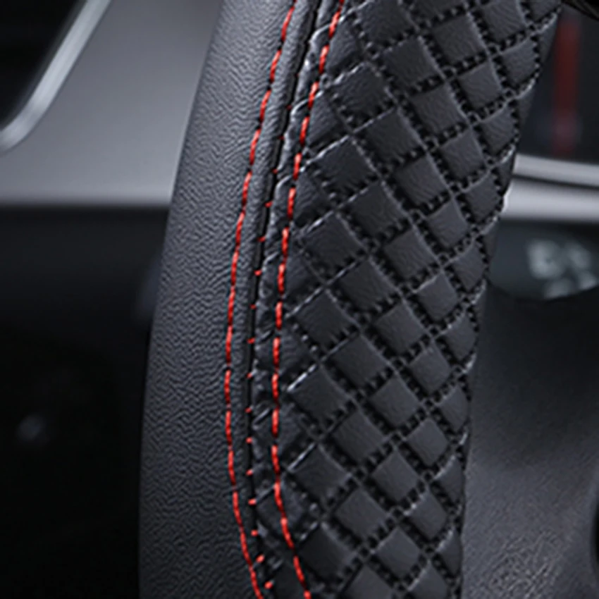 38 см чехол рулевого колеса автомобиля противоскользящие кожаные автомобилей