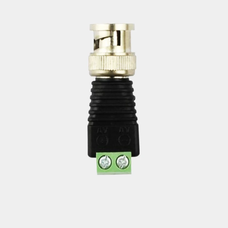 Бесплатная доставка BNC коннекторы DIY для видеонаблюдения Видео камера