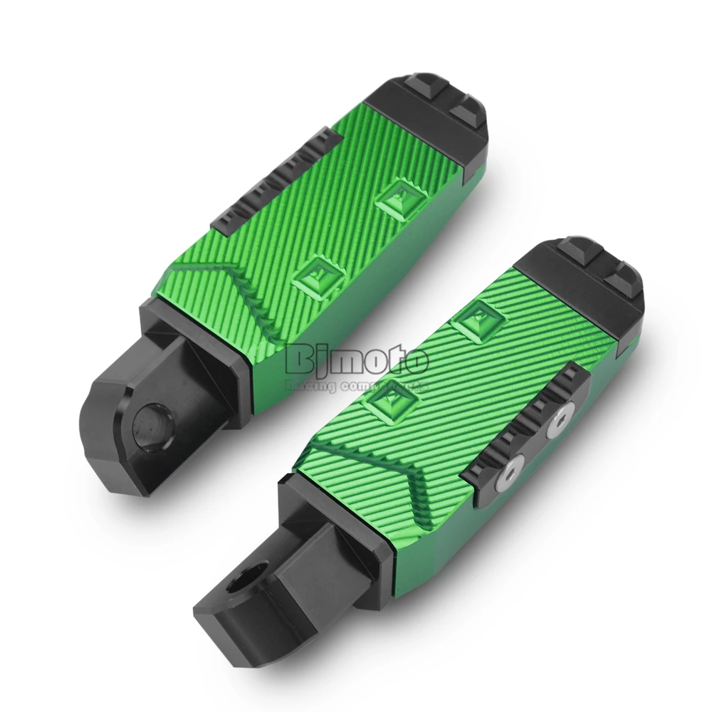 Новинка, мото, задняя ножная педаль, подножка для Suzuki GSXR 600 750 1000 600 GSR 750 650 GSF 1250 Bandit GSX-S100 GSXR1300 b-king - Цвет: Green