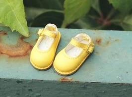 yellow Новинка 1 пара 3 см мокасины для Blyth, AZ, MMK, Lati JerryB, Licca, Kurhn обувь для кукол мокасины-gommino Обувь для кукол - Цвет: yellow
