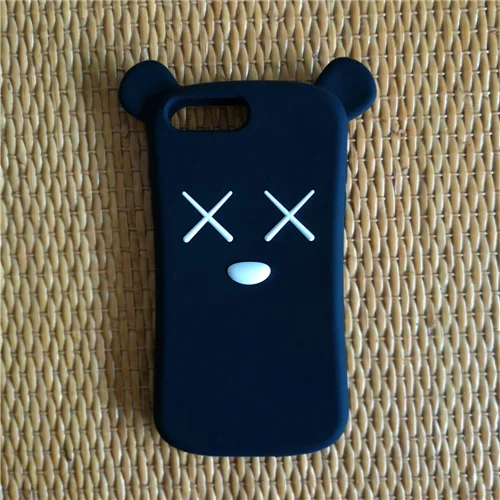 Black Bear Мягкая силиконовая задняя чехол для iPhone 5 5S SE с 3D рисунком Милого Животного кота 5C 6 6s X XR Xs Max 7 8 Plus чехол для телефона Fundas Coque Capa - Цвет: Black Bear