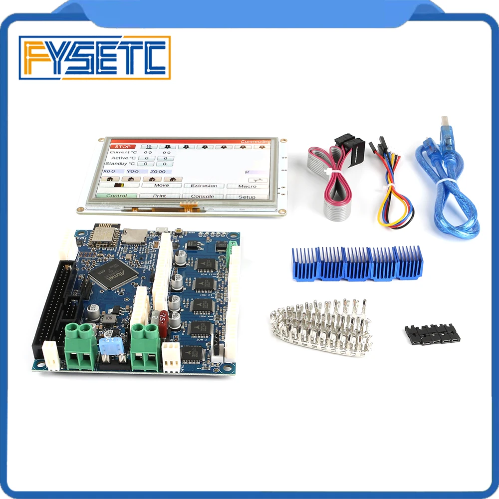 Последняя версия Duet 2 Wifi V1.04 Clone DuetWifi усовершенствованная 32 битная электроника с 5