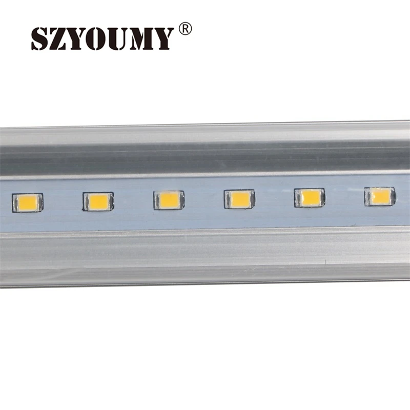 Новая светодиодная лампа SZYOUMY T8 молочная крышка 9 Вт 2 фута 14 3 22 4 24 5 футов 28 6 6000K