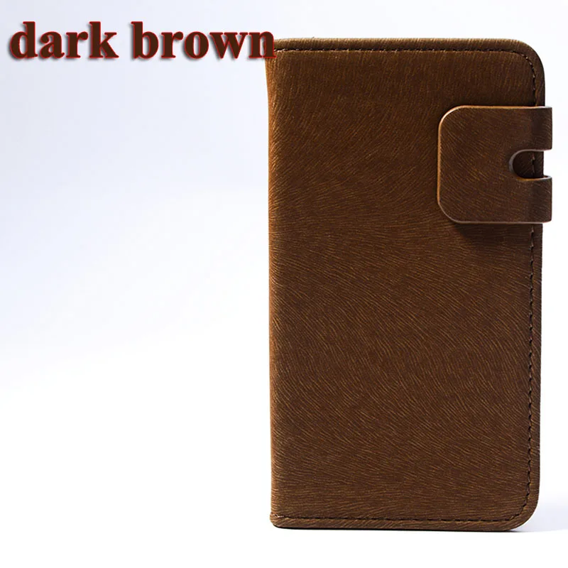 Dark Brown Роскошный кожаный чехол для Alcatel One Touch Idol mini 6012X 6012A 6012W 6012D TCL S530T телефона кожаный чехол-книжка из ПУ кожи держатель для карт чехол - Цвет: Dark Brown