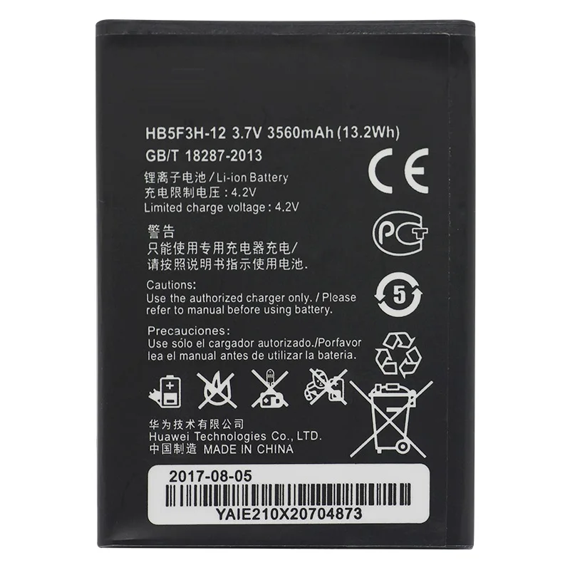 Замена Батарея HB5F3H 12 для Huawei e5372t E5372s E5775 4G LTE FDD Cat4 WI FI маршрутизатор 3560