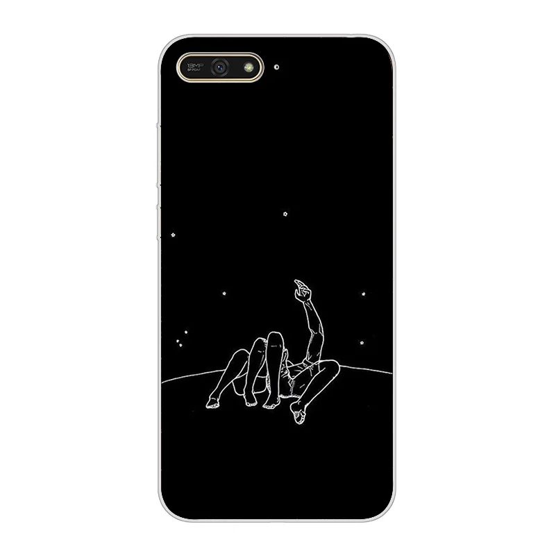Ciciber чехол для Huawei Y9 Y7 Y6 Y5 Y3 Prime Pro 2018 2017 2019 чехлы телефонов звездное небо Лунная