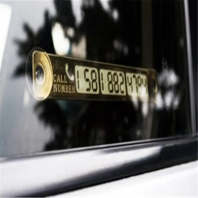 Новые стайлинга автомобилей световой временная парковка карта с присосками и