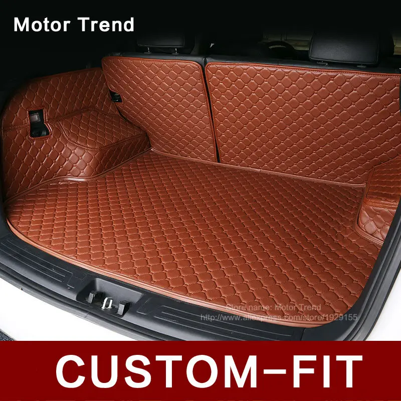 

Custom fit car trunk mat for Viaggio Freemont bravo Ottimo 3D car styling heavy duty rug carpet cargo liner