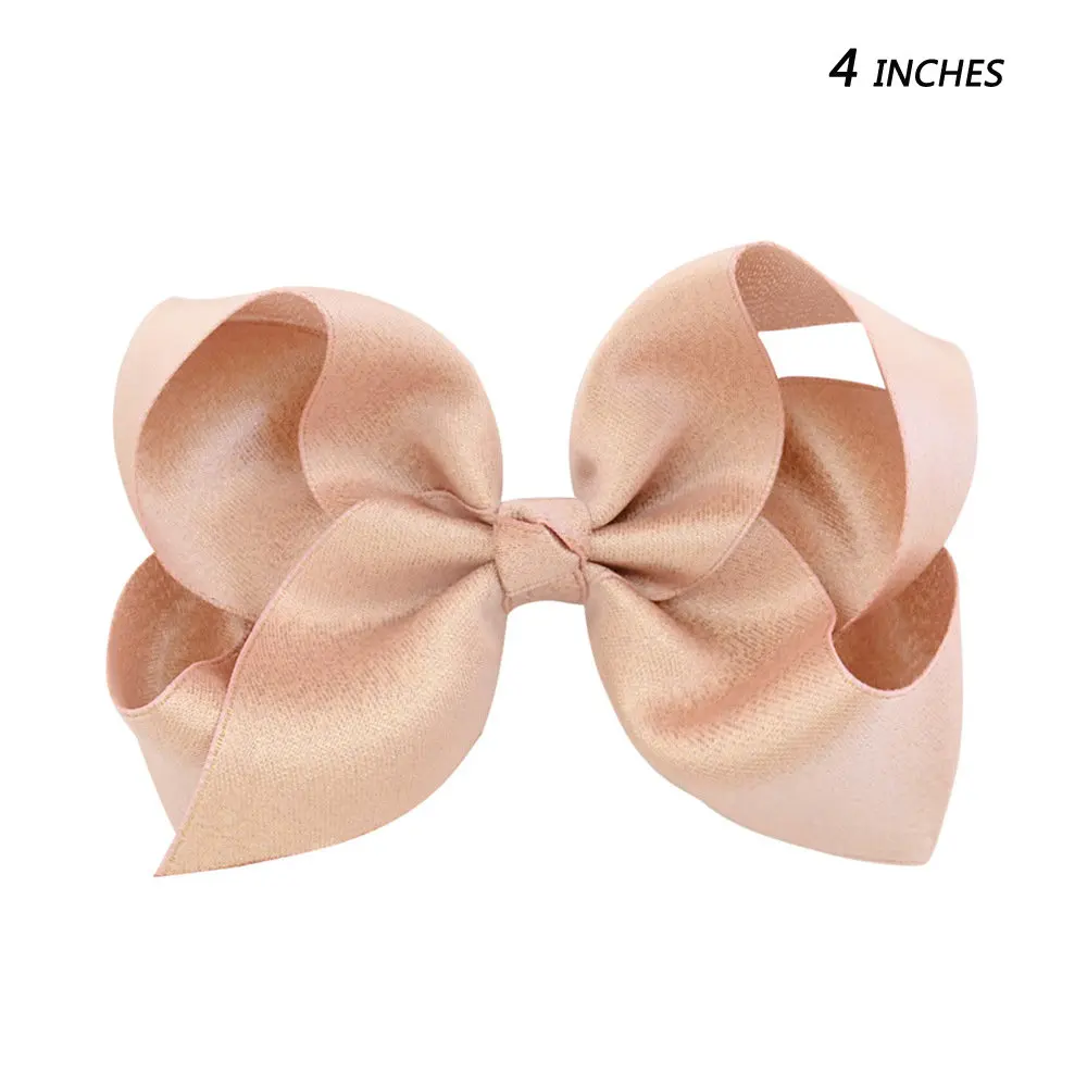 style 2 rose pink Ruoshui 4 ''/8" Детские бантики для волос напечатанные заколки ПУ блестящие заколки для волос Цветочные Шпильки волос ручной работы девушки Бохо аксессуары для волос - Цвет: style 2 rose pink