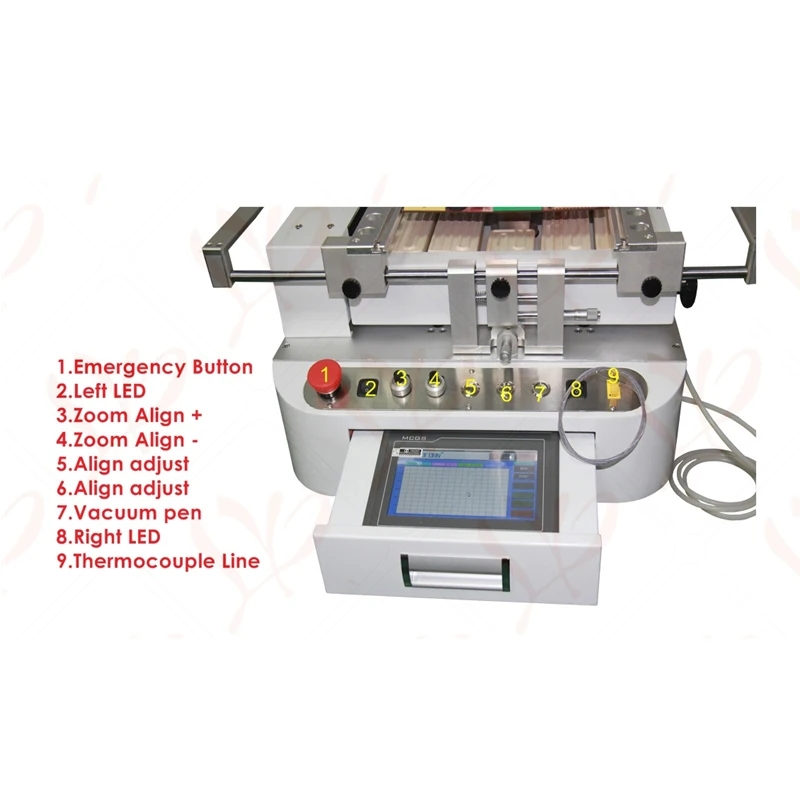 Высокое качество bga машина для переделки LY R890 полуавтоматическая паяльная