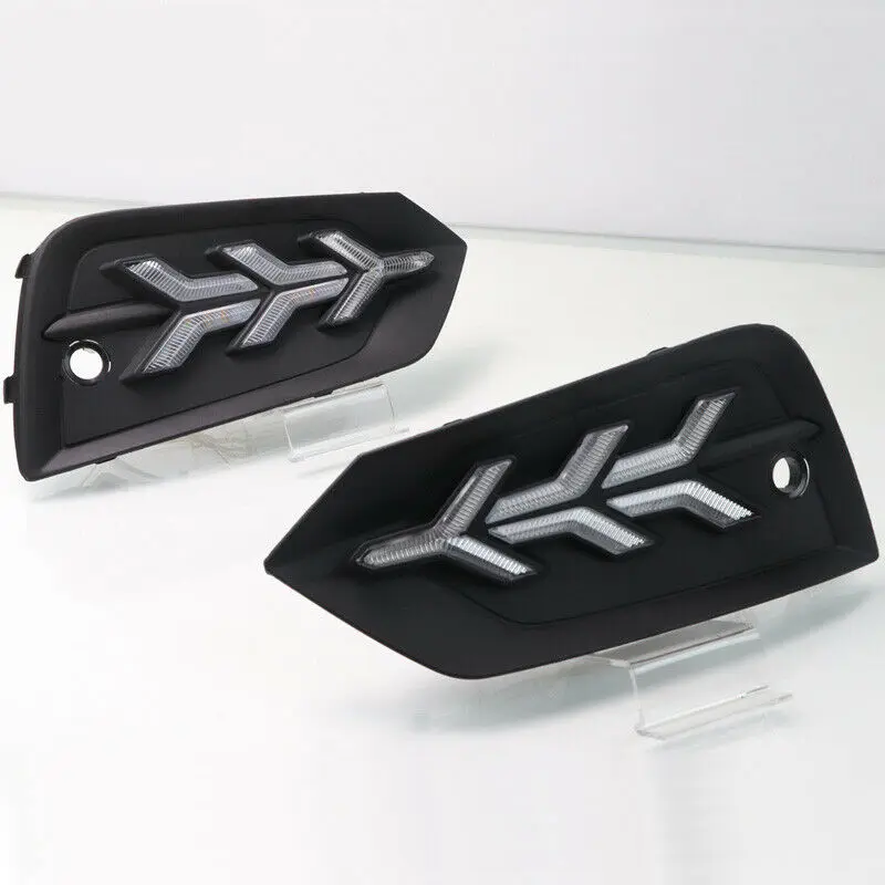 2 шт. светодиодный DRL Габаритные огни Противотуманные фары дальнего света бампер