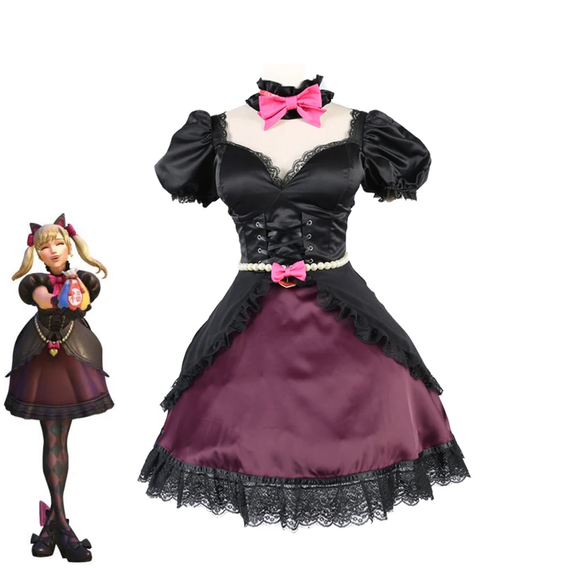 OW D. VA DVA Хана Сонг костюм черного кота для взрослых женщин на Хеллоуин костюмы
