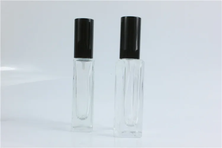 50ml transparent glass empty bottle perfume atomizer spray can be filled box travel size portable |