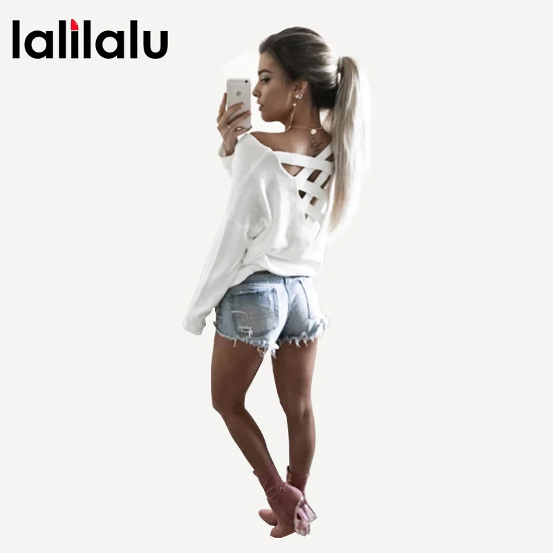 Женская футболка с длинным рукавом осень 2018 Модный женский топ О образным