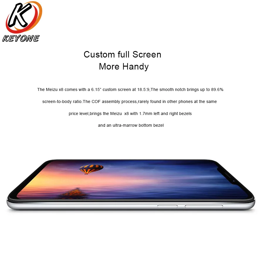 Мобильный телефон Meizu X8 4G LTE, 6,2 дюймов, 6 ГБ ОЗУ, 128 Гб ПЗУ, Восьмиядерный процессор Snapdragon 710, 2220x1080 px, двойная задняя камера, смартфон