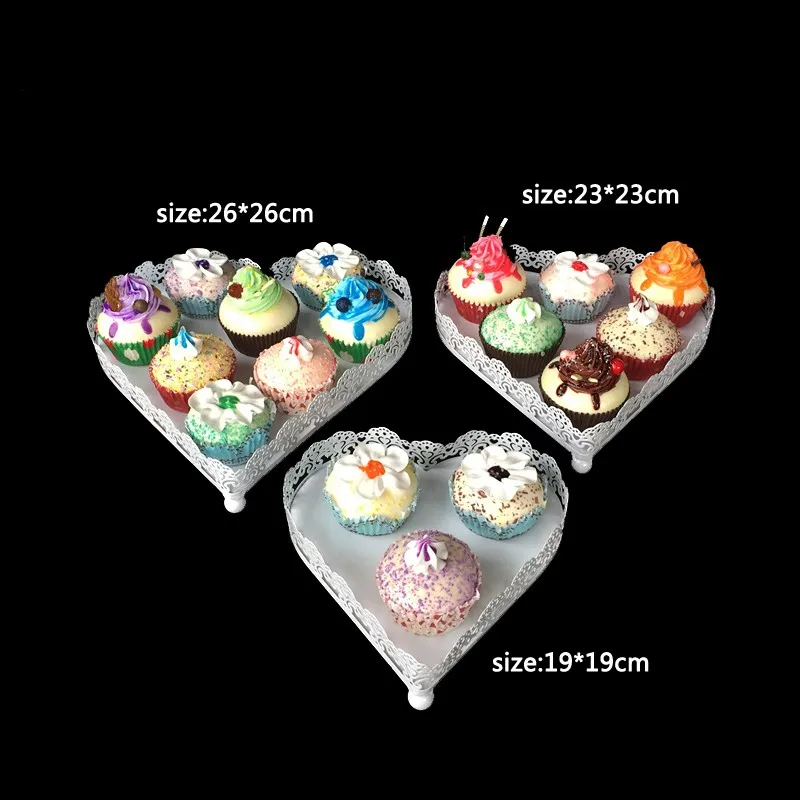 

Dessert tray and White Wedding Cake Stand cupcake display Party Supply 12PCS / Set