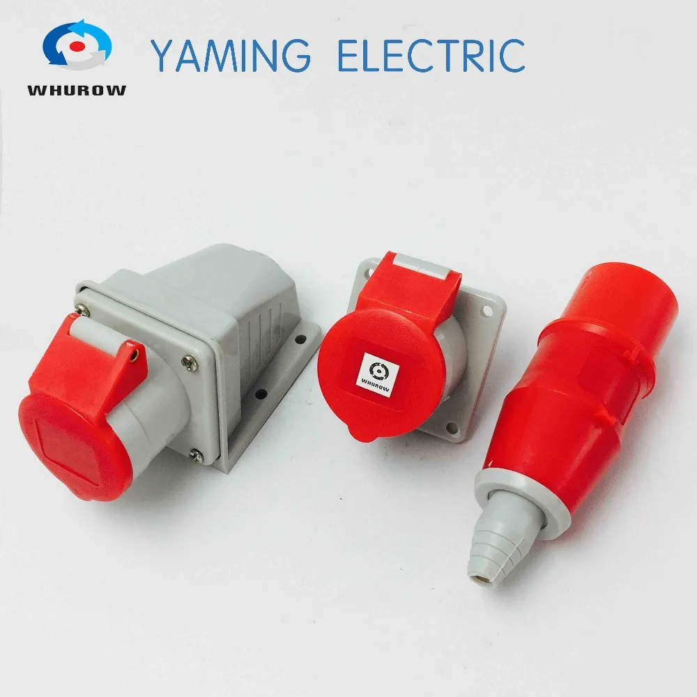 3 pin штепсельная вилка и розетка 16Amp Американская классификация проводов 2р+ электронная сигарета брызг кабель защищенный Промышленный разъем мужского и женского пола вилки и розетки