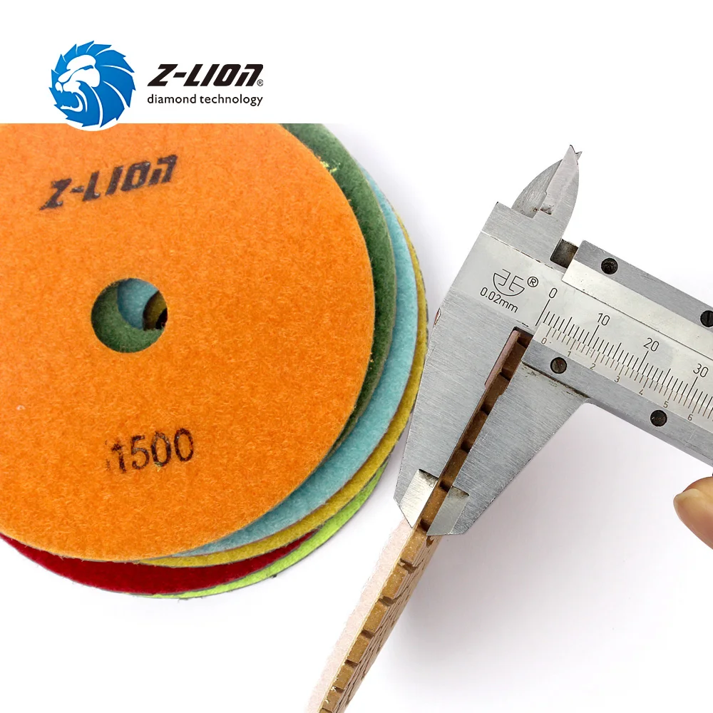 Z LION 5 шт. полировальные диски диаметром дюймов 125 мм|125mm polishing pad|polishing paddiamond floor |