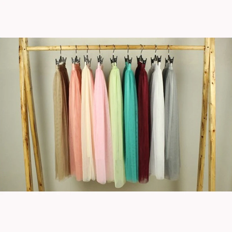 Women High Waist Mesh Long Skirt Flared Ball Gown Skater Maxi Tutu Tulle Skirts Womens saia longa Vintage faldas | Женская одежда