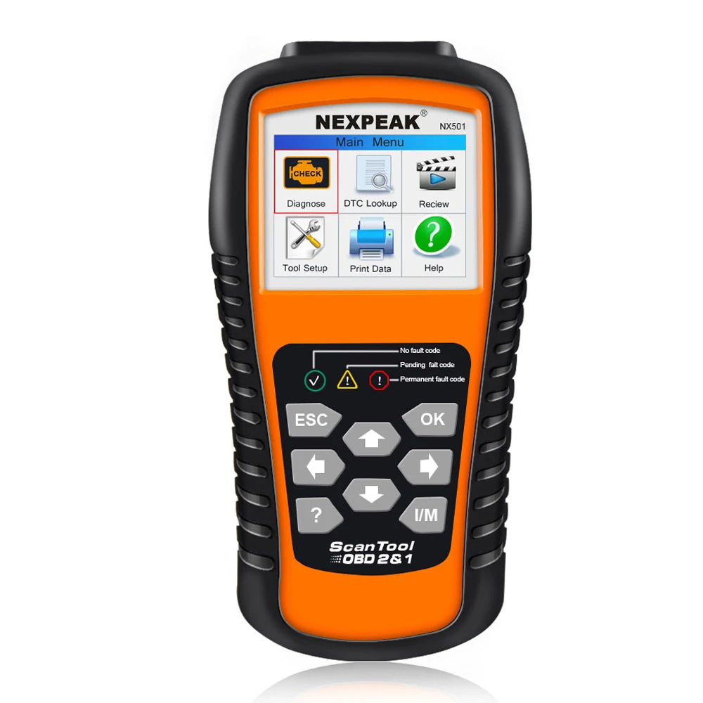 OBD2 Автомобильный сканер NEXPEAK NX501 более ODB2 автомобильный диагностический