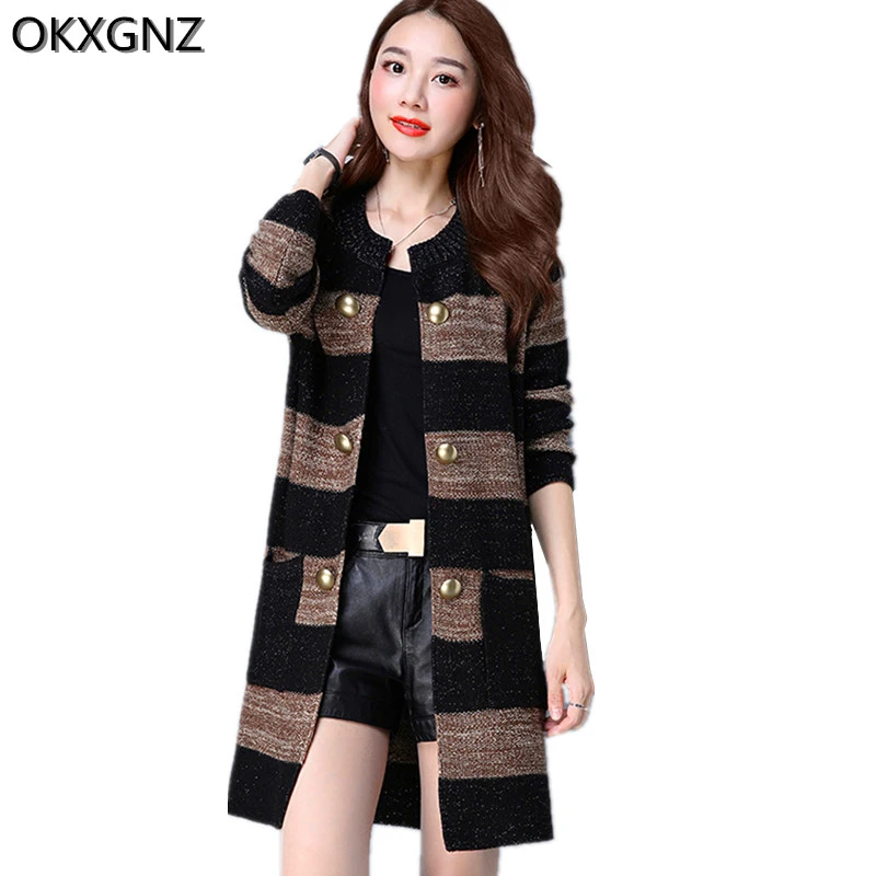 Женский трикотажный кардиган средней длины с длинным рукавом|knitted cardigan|womens sweater