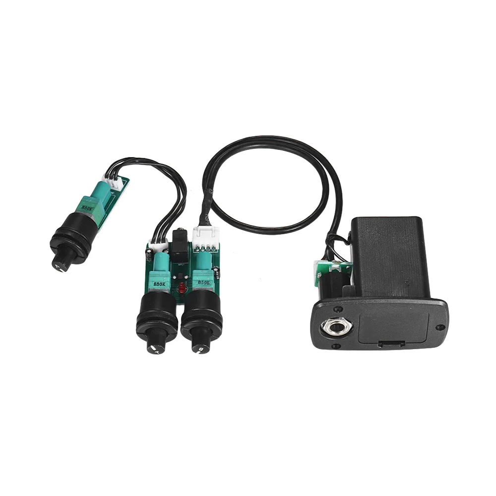 Новое поступление 2-полосным эквалайзером Гавайская гитара укулеле ручной