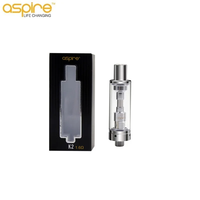 Aspire K2 BVC испаритель танк электронная сигарета 1 8 мл 1.6ohm e-распылителя Kanthal с