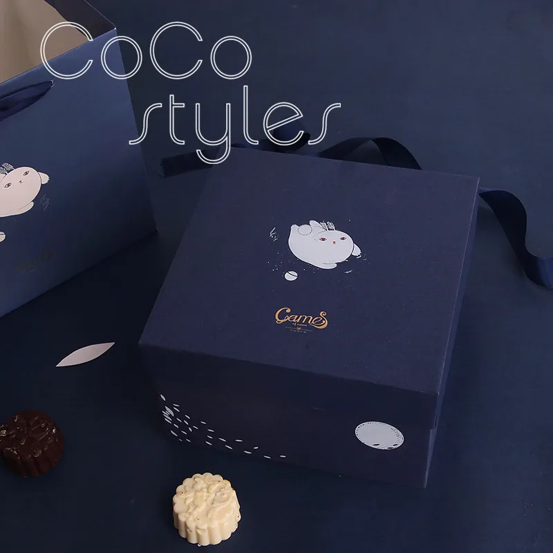 Cocostyles изготовленная на заказ пустая Изысканная двухслойная коробка для торта с