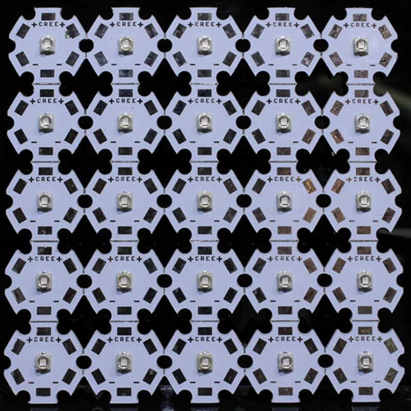 10 шт. 3 Вт UV/ультрафиолетовый сверхмощный 3535 395 400nm высокое Мощность светодиодный