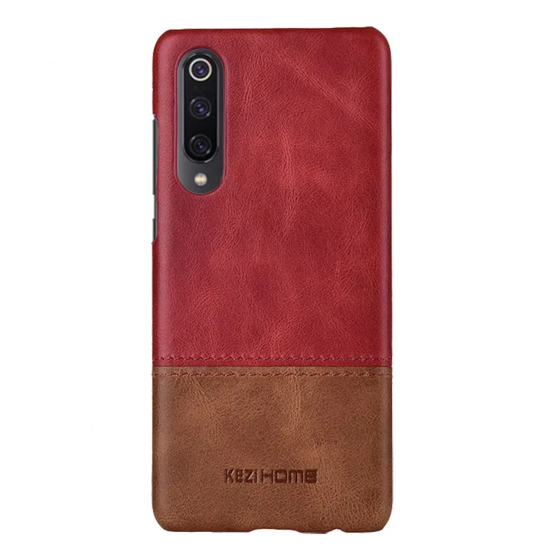 Чехол для Xiaomi Mi 9 KEZiHOME роскошный хит цвет натуральная кожа твердая задняя крышка Капа для Xiaomi Mi 9 чехол для телефона s