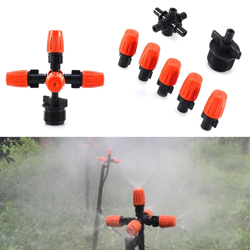 1 комплект подвесных крестовых распылителей для полива и орошения капельная