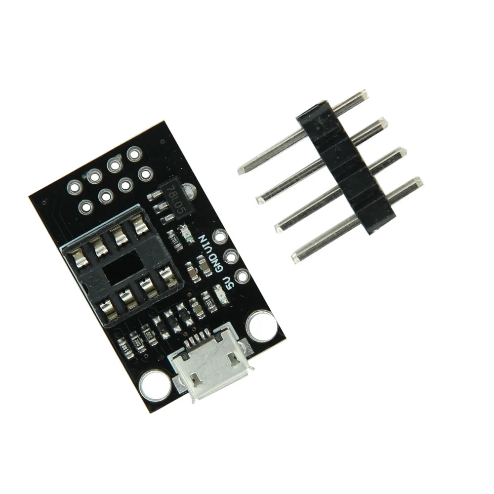 Черная макетная плата программатора для ATtiny13A/ATtiny25/ATtiny45/ATtiny85|board board|board blackboard