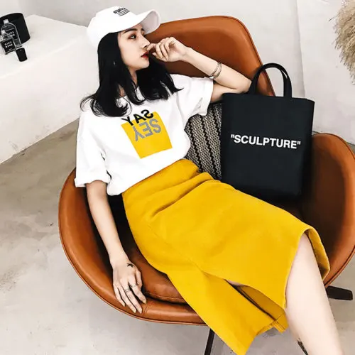 Женский летний комплект из 2 предметов Повседневный пуловер с принтом топ