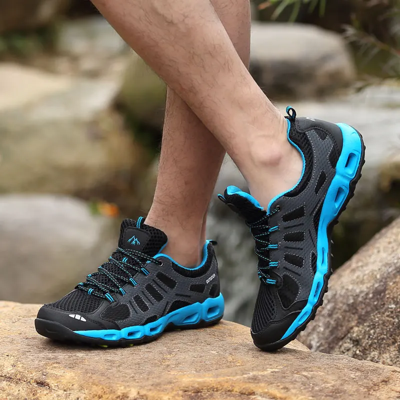 LEIXAG Men and Women Running Shoes Sport Network Outdoor Breathable Walking Waterproof | Спорт и развлечения