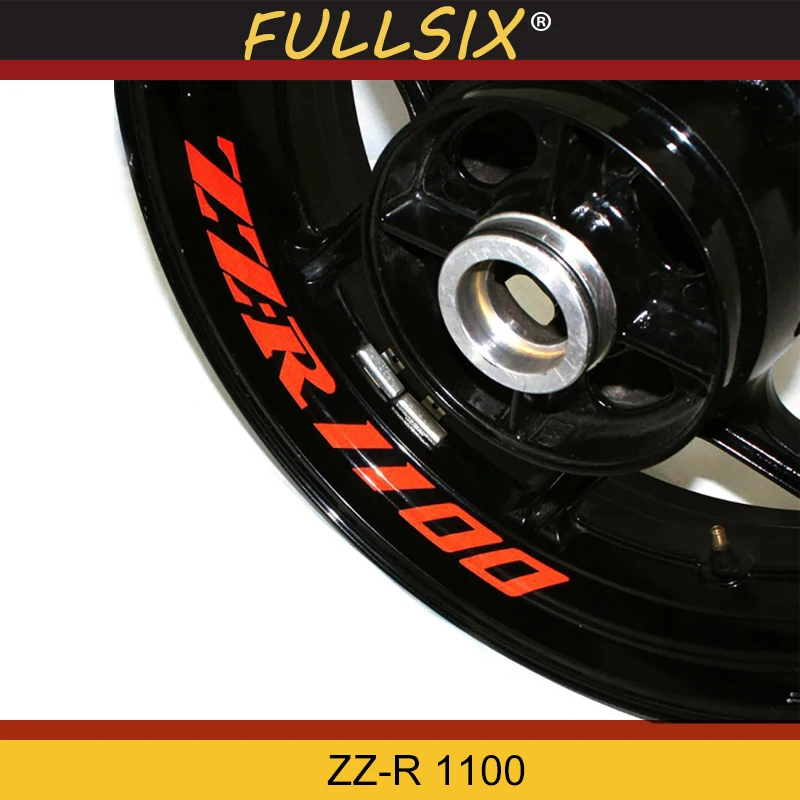 

Seven colors 8X CUSTOM INNER RIM DECALS WHEEL Reflective STICKERS STRIPES FIT KAWASAKI ZZ-R1100 ZZR1100