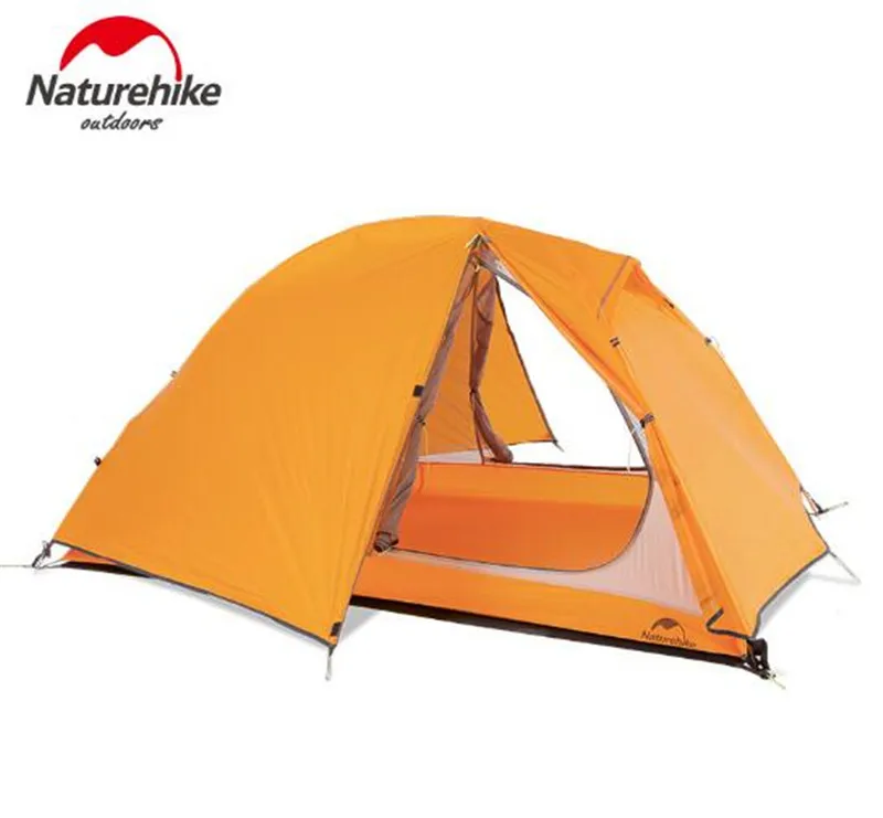 NatureHike 2 человека велосипедная палатка 20D силиконовая двухслойная Сверхлегкая