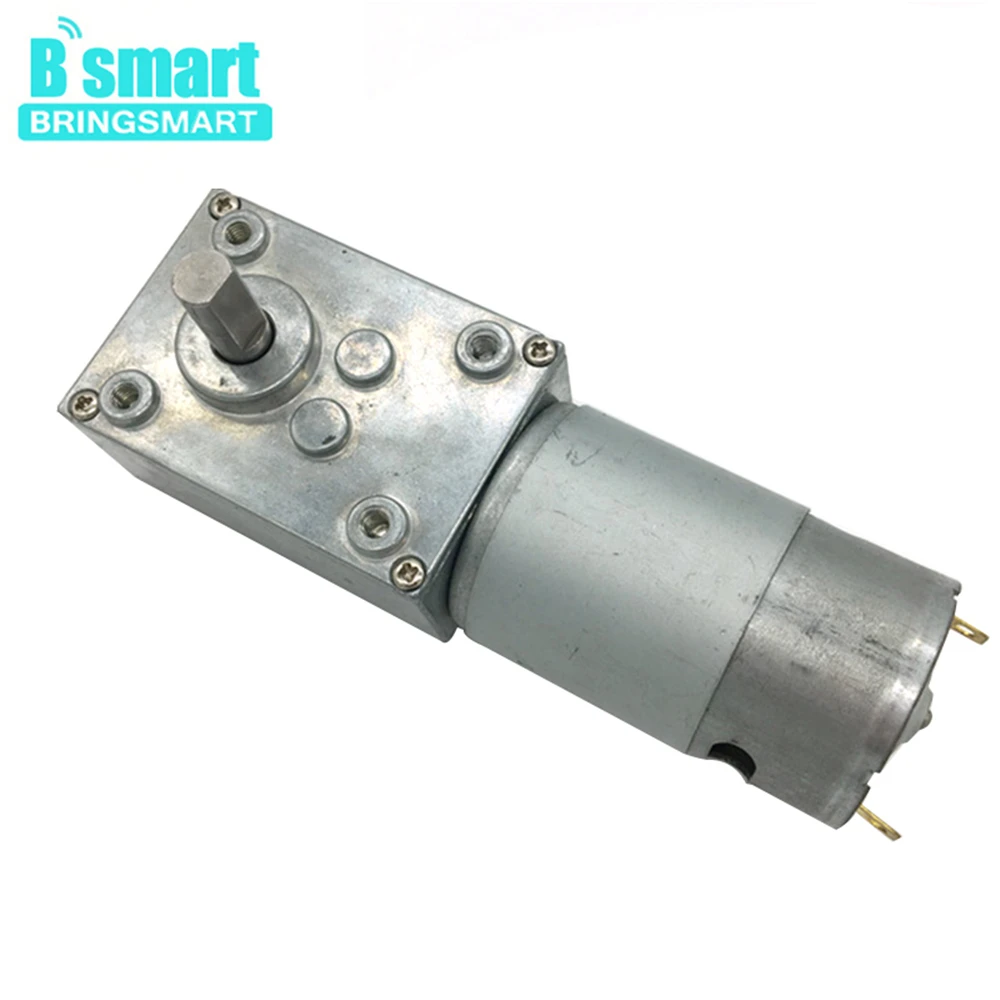 A58SW-555 6-24 v червячный мотор-редуктор 12v двигатель с высоким крутящим моментом Реверсивный 12-470 об/мин "сделай сам" Робот с поворотным столом дверной замок с встроенной функцией спуска затвора мотор