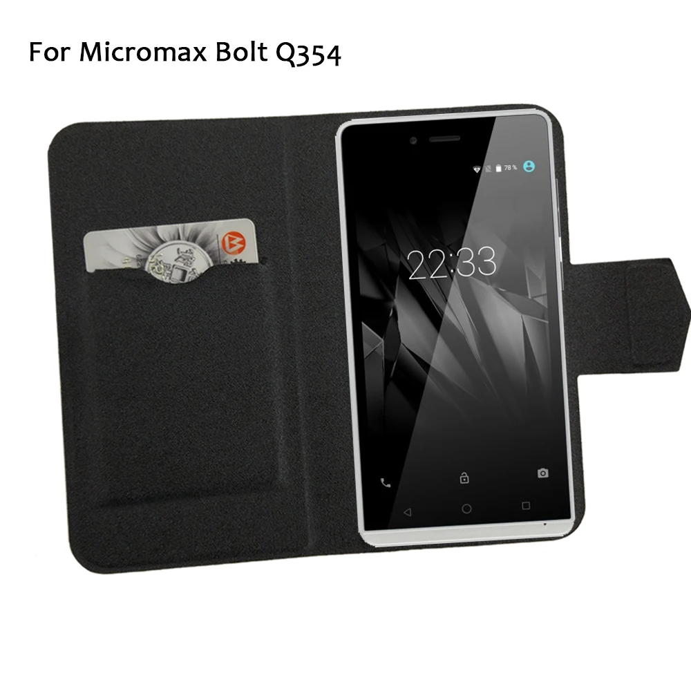 5 видов цветов супер! Micromax Bolt Q354 кожаный чехол для телефона 2017 модные роскошные