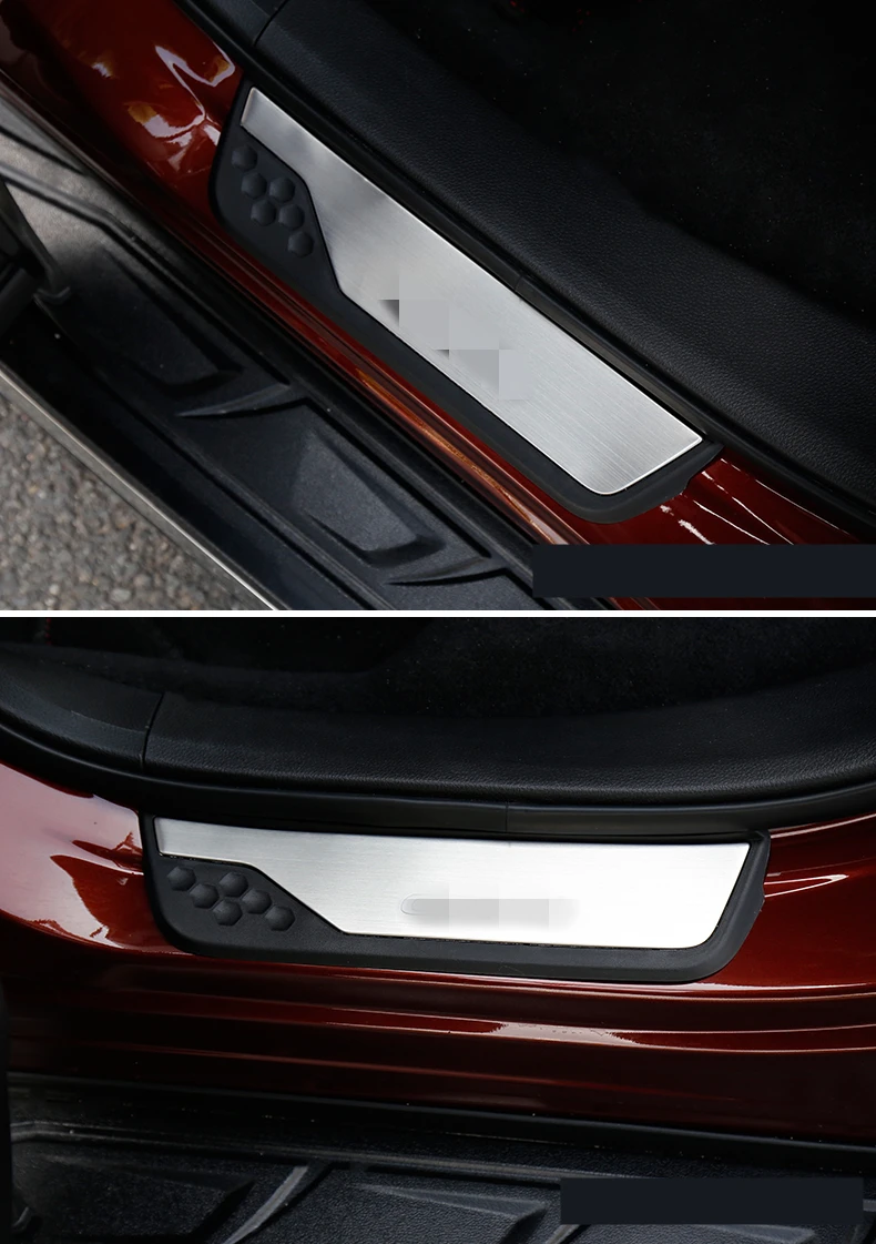 Нержавеющая сталь Добро пожаловать педаль refires порога прокладки части интерьера