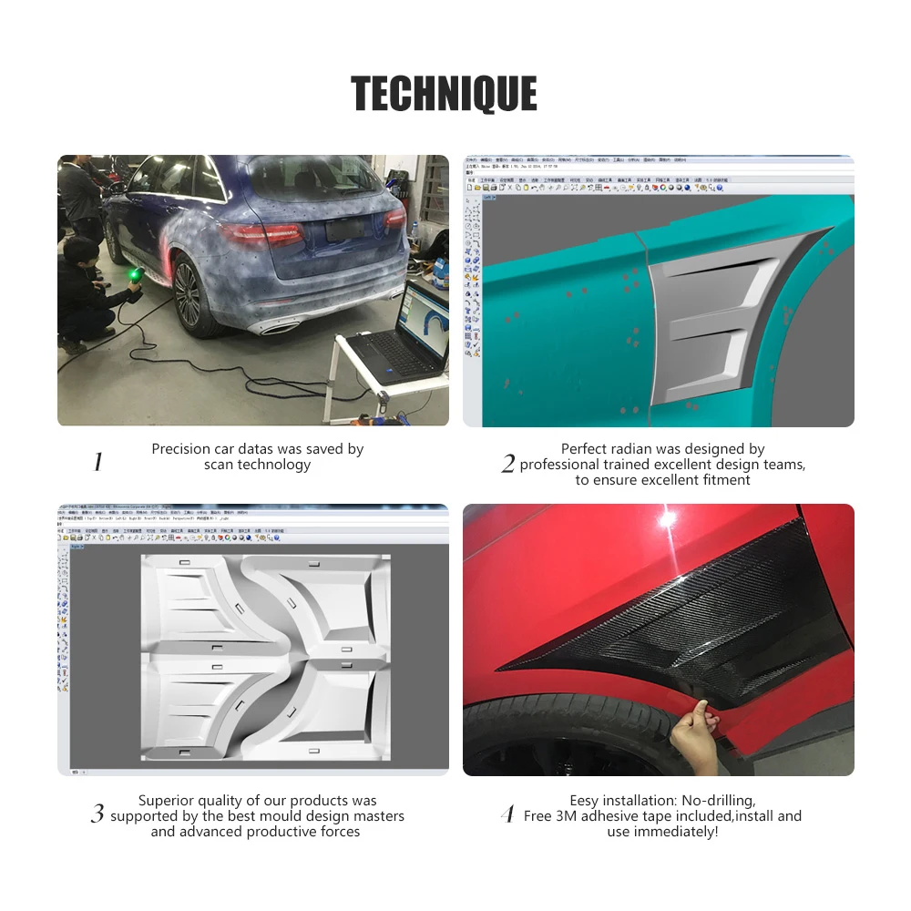 2 шт. декоративные накладки для Ford Mustang Coupe Door 2015 2016 2017|fiber fender|ford fender trimmustang vent |
