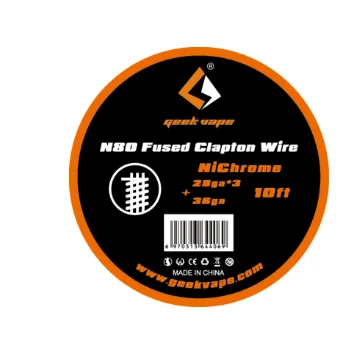 

original GeekVape N80 Fused clapton wire(28ga*3+36ga) for electronic cigarette tank vape accesorry