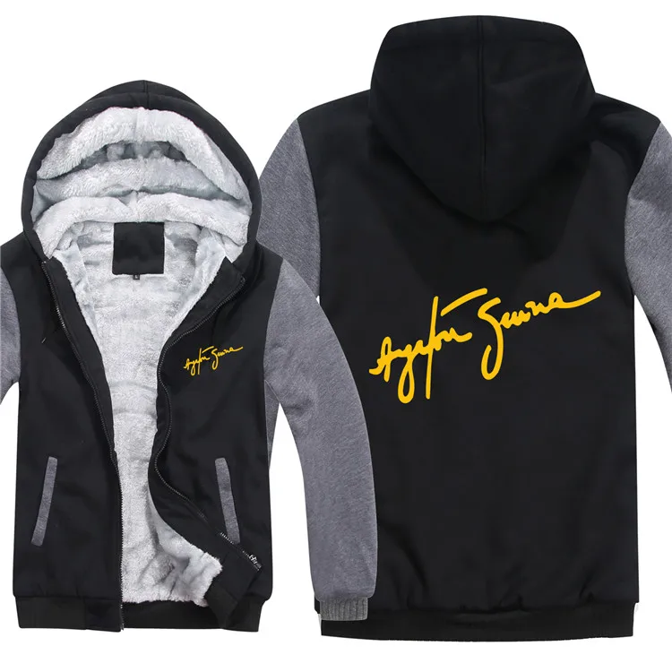 Новые зимние толстовки с капюшоном HERO AYRTON SENNA из плотного флиса, новая толстовка с принтом Hero F1 Senna, теплый пуловер с подкладкой, мужская куртка и пальто