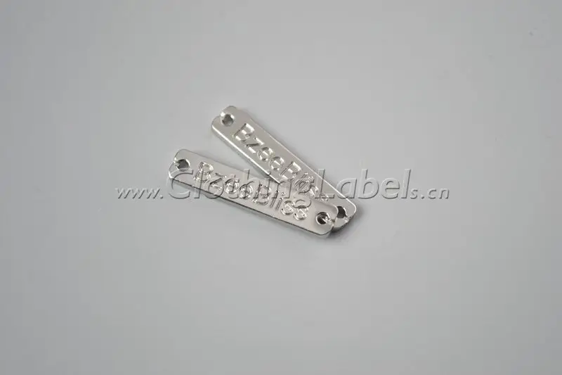 

Custom metal labels for bag, clothing, shoes, engraved logo, zinc alloy material, accept small order