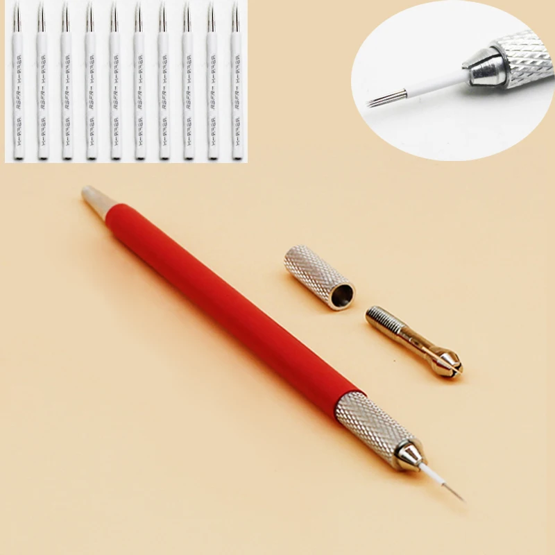 Fog бровей ручной Перманентный макияж Тату ручка микроблейдинг тату машина