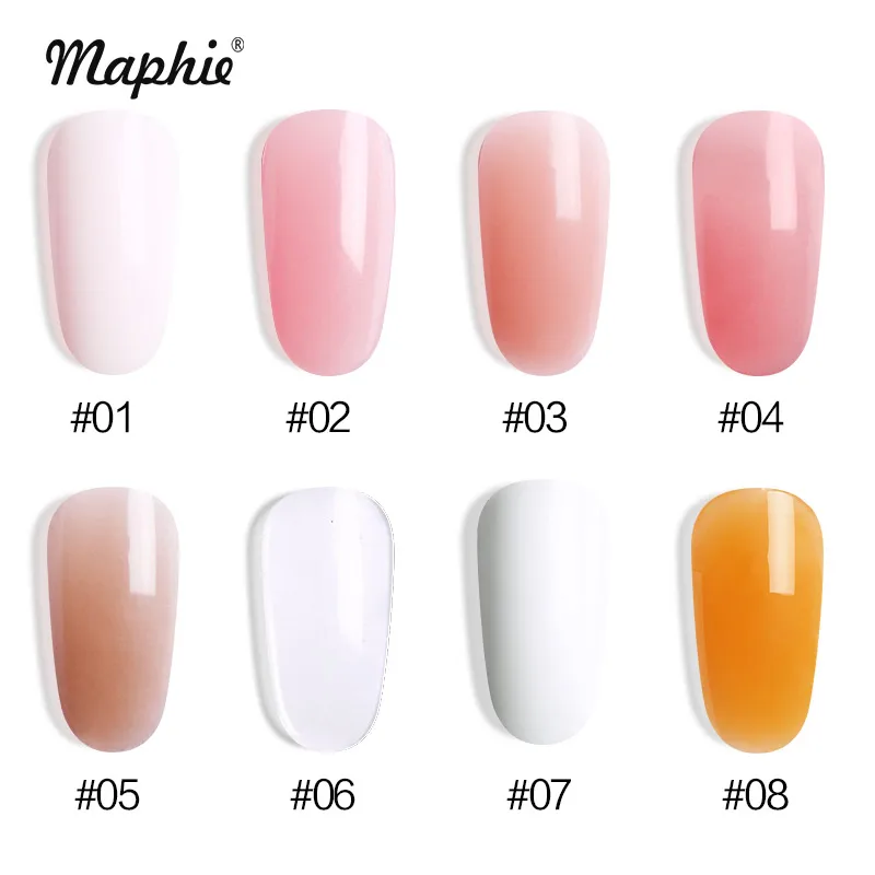 Maphie 4 шт/лот Удлинительный УФ гель АРТ наборы для ногтей длительный прозрачный