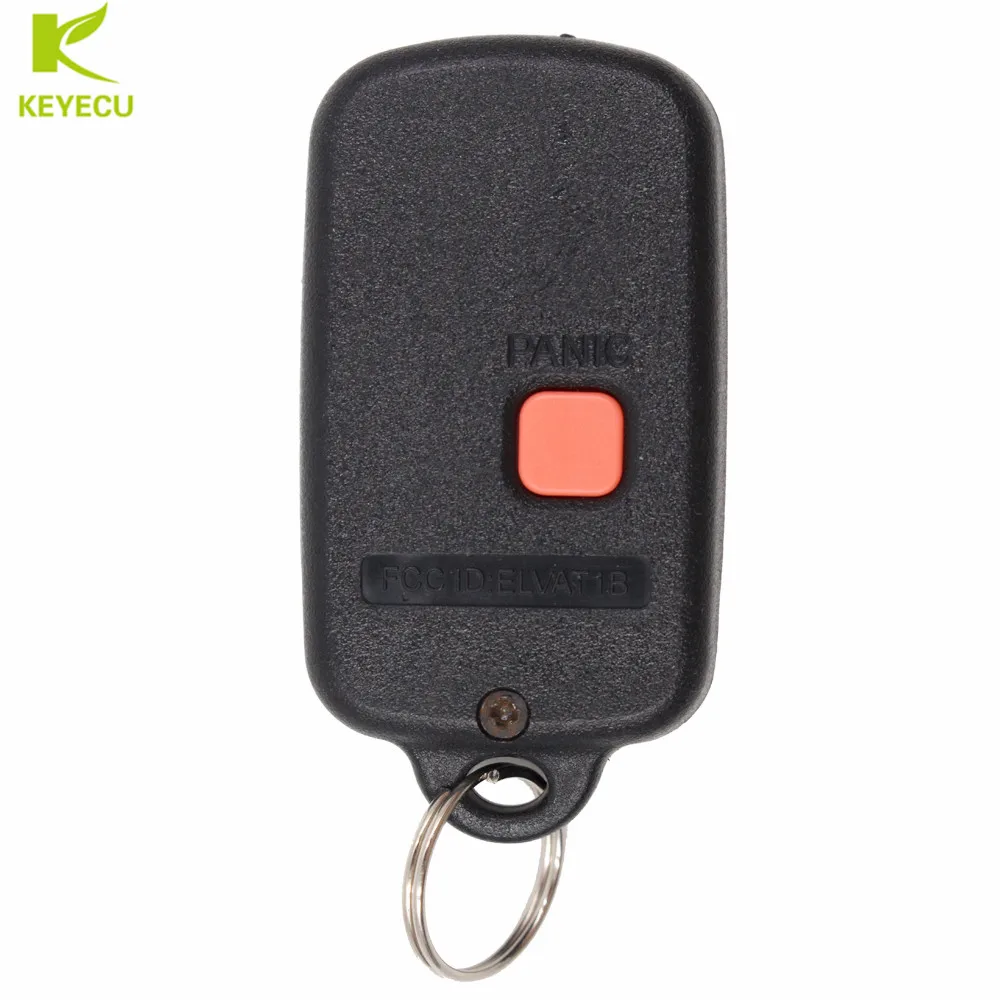KEYECU Новая деталь 2 + 1 Кнопка 433 МГц для Toyota Sequoia Corolla Tacoma Tundra FCC: ELVATDD|buttons buttons|button for