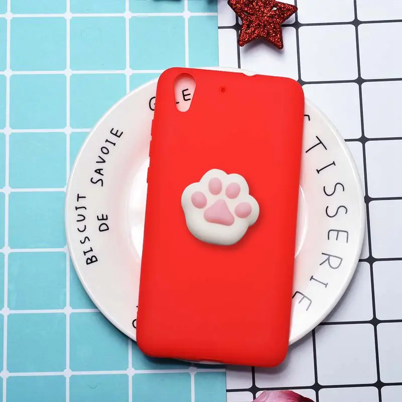 Case For Huawei Honor 5A/Huawei Y6 II 5.5&quot 3D Squishy Lovely Cat Bear Paws Back Cover Candy Animals Soft TPU Silicone Funny |
