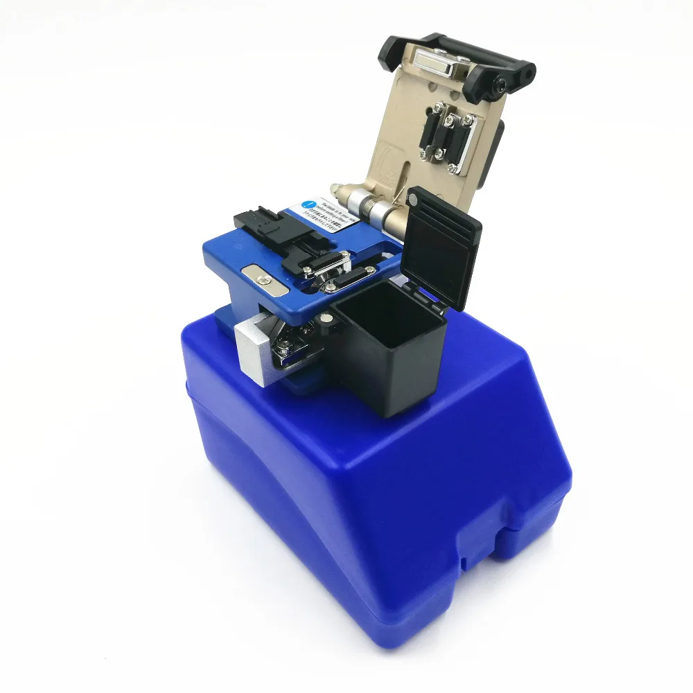

6PCS/LOT With waste fiber box High Precision Fiber Cleaver Optic Connector FC-6S Optical Fiber Cleaver,Used in FTTH