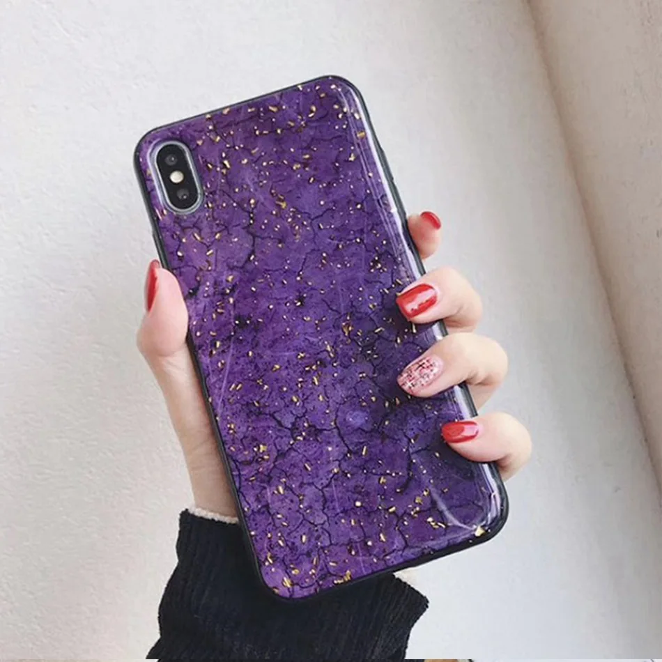 Luxury Diamond Marble Glitter Case For iPhone XS Max XR 7Plus 8Plus 6 6s Plus Holder Coque X 6S 7 8 Cover | Мобильные телефоны и