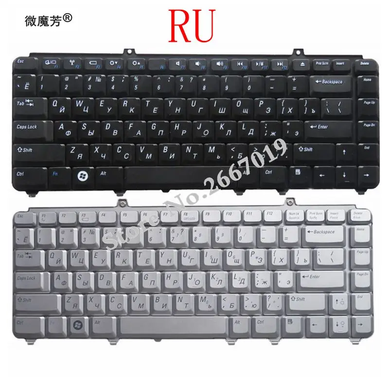 Русская клавиатура для ноутбука Dell inspiron 1400 1520 1521 1525 1526 1540 1545 1420 1500 XPS M1330 M1530 NK750 PP29L M1550 ру